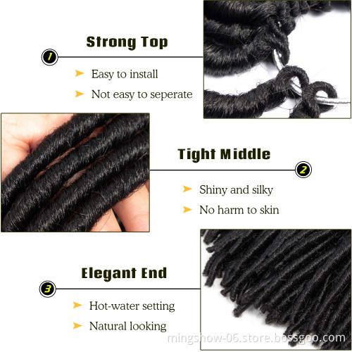 wholesale fast shipping hair braiding soft dread braids styles